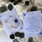 invitatie nunta si botez 2in1 personalizata handmade