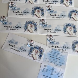 invitatie nunta handmade personalizata culisanta