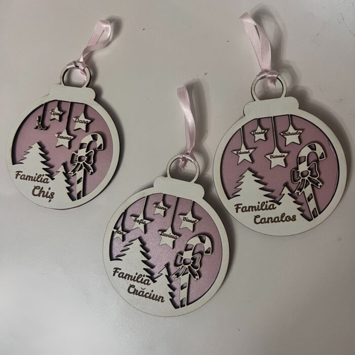 glob cu membrii familiei handmade personalizat