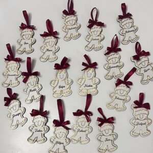 glob personalizat craciun omulet de turta dulce