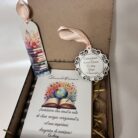 set cutie cadou educatoare invatatoare agenda semn de carte glon