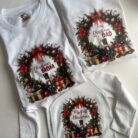 set tricou body personalizat craciun