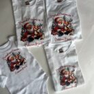 set tricou si body personalizat pentru craciun